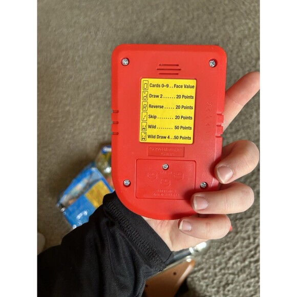 UNO Electronic Handheld Travel Game 2002 By Mattel Tested - Picture 2 of 2